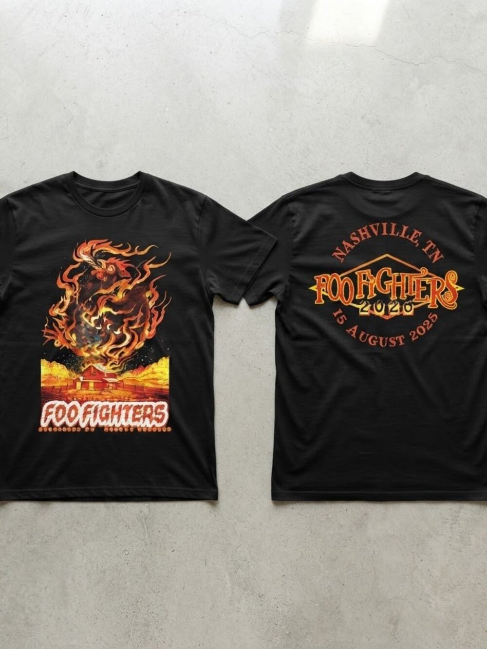 Foo Fighters Take Tour 2026 Nashville TN August 15 T-Shirt